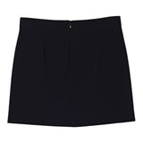 Elisabetta Franchi Gonna Tinta Uniita con Logo Nero per Bambina EFGO197 NERO ELISABETTA FRANCHI 
