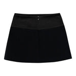 Elisabetta Franchi Gonna tinta unita con Tascone Nero per Bambina EFGO200XX NERO ELISABETTA FRANCHI 