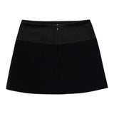 Elisabetta Franchi Gonna tinta unita con Tascone Nero per Bambina EFGO200XX NERO ELISABETTA FRANCHI 