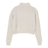 Elisabetta Franchi Maglia Mezzo Collo tinta unita Panna per Bambina EFMA171X PANNA ELISABETTA FRANCHI 
