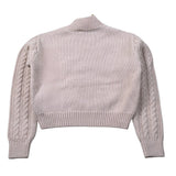 Elisabetta Franchi Maglia Mezzo Collo tinta unita Rosa per Bambina EFMA171XX ROSA ELISABETTA FRANCHI 