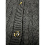 Elisabetta Franchi Cardigan tinta unita con Bottoni Nero per Bambina EFMA172 NERO ELISABETTA FRANCHI 