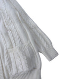 Elisabetta Franchi Cardigan tinta unita con Bottoni Panna per Bambina EFMA172 PANNA ELISABETTA FRANCHI 