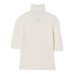 Elisabetta Franchi Maglia Collo Alto tinta unita con Logo Panna per Bambina EFMA176 PANNA ELISABETTA FRANCHI 