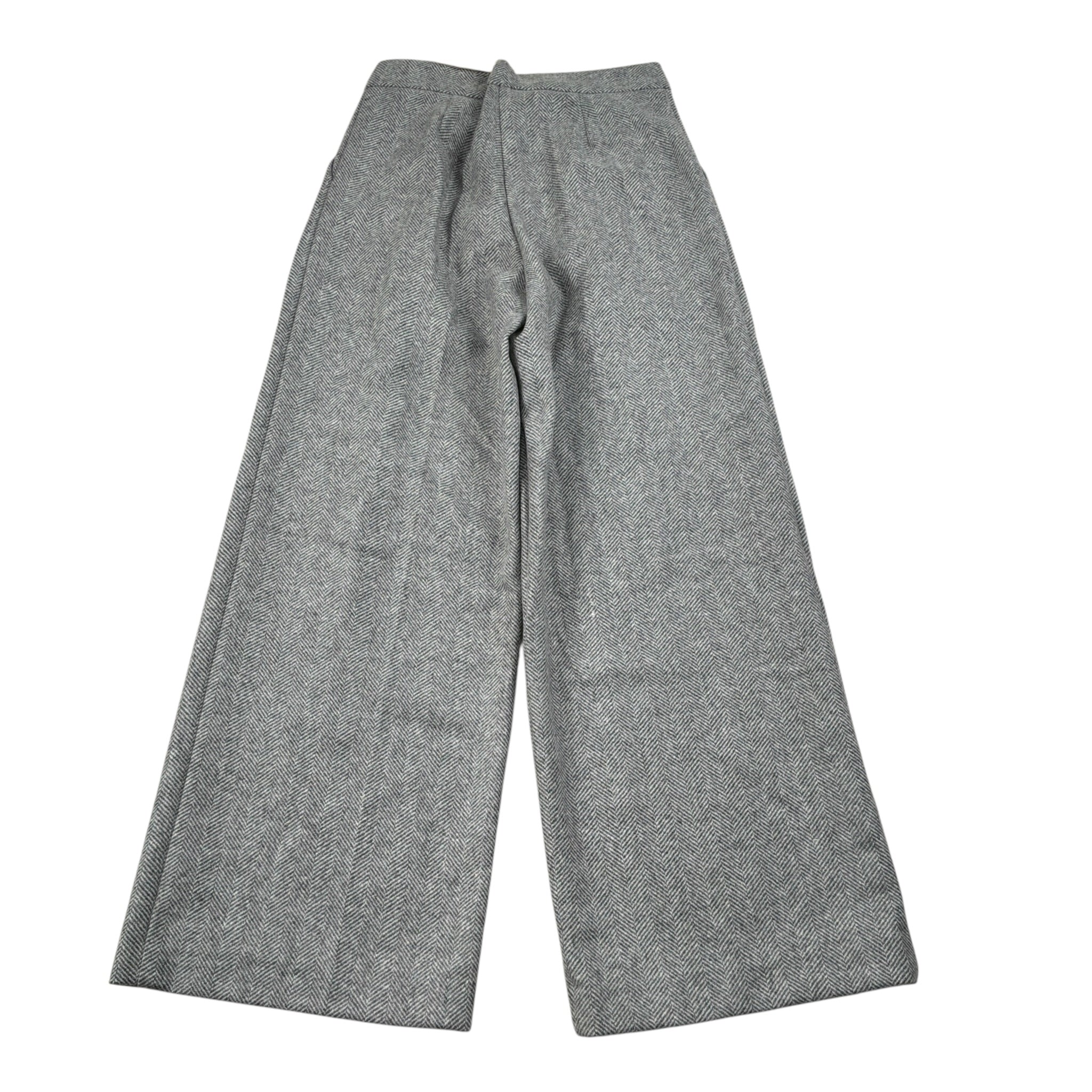 Elisabetta Franchi Pantalone A Palazzo tinta unita Grigio per Bambina EFPA248 GRIGIO ELISABETTA FRANCHI 