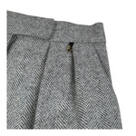 Elisabetta Franchi Pantalone A Palazzo tinta unita Grigio per Bambina EFPA248 GRIGIO ELISABETTA FRANCHI 