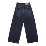 Elisabetta Franchi Jeans tinta unita Modello Palazzo Blu per Bambina EFPA292 BLU ELISABETTA FRANCHI 