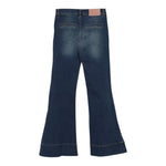 Elisabetta Franchi Jeans tinta unita Modello Zampa Blu per Bambina EFPA293 BLU ELISABETTA FRANCHI 