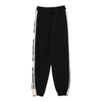 Elisabetta Franchi Pantalone Tuta tinta unita con Logo Nero per Bambina EFPA298 NERO ELISABETTA FRANCHI 