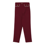 Elisabetta Franchi Pantalone tinta unita con Elastico In Vita Bordeaux per Bambina EFPA302 BORDEAUX ELISABETTA FRANCHI 