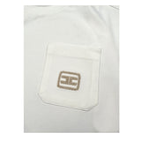Elisabetta Franchi T-Shirt Girocollo tinta unita con Taschino Bianco per Bambina EFTS243 BIANCO ELISABETTA FRANCHI 