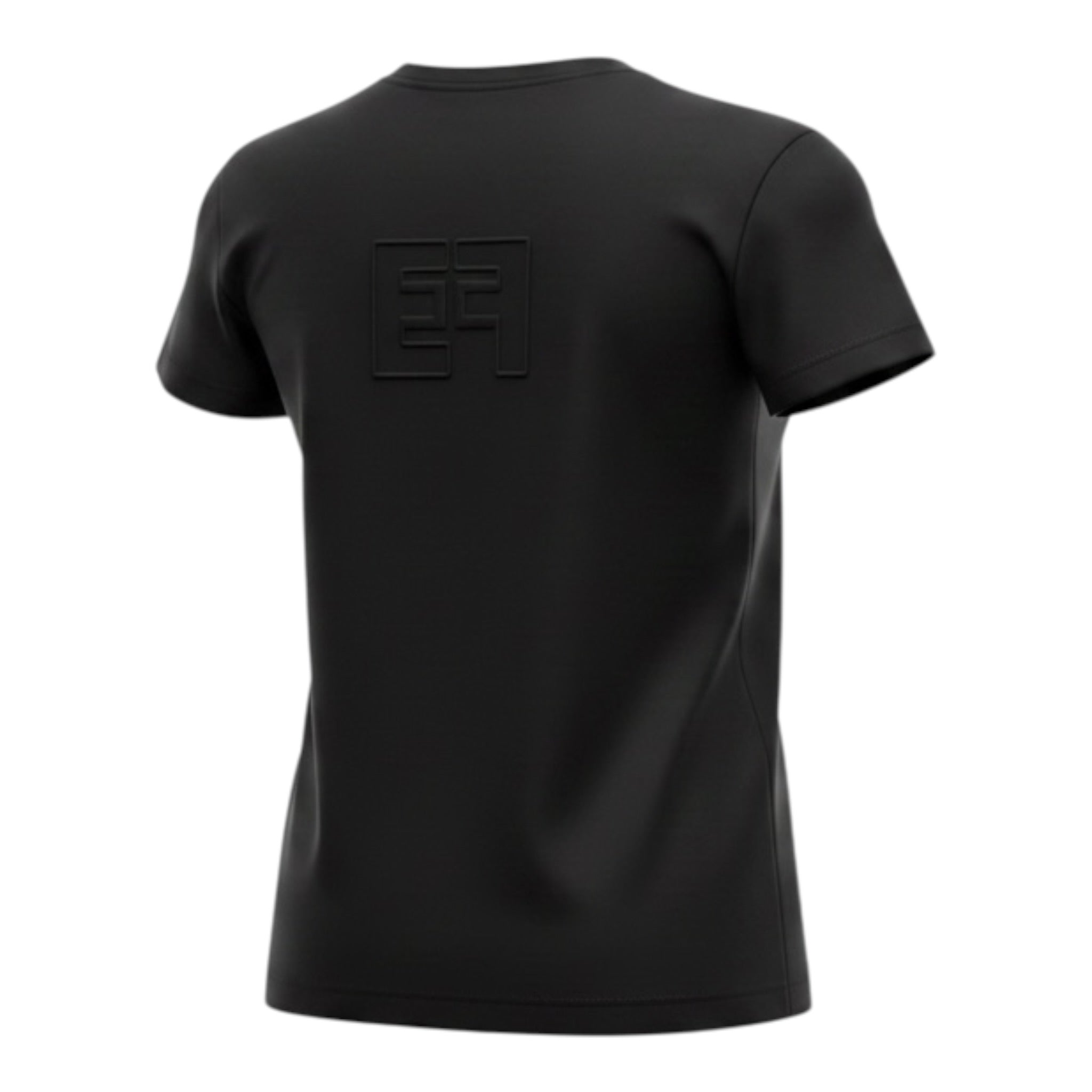 Elisabetta Franchi T-Shirt tinta unita con Logo Nero per Bambina EFTS250 NERO ELISABETTA FRANCHI 