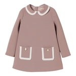 Elisabetta Franchi Abito Manica Lunga tinta unita Rosa per Bambina EGAB215 ROSA ELISABETTA FRANCHI 