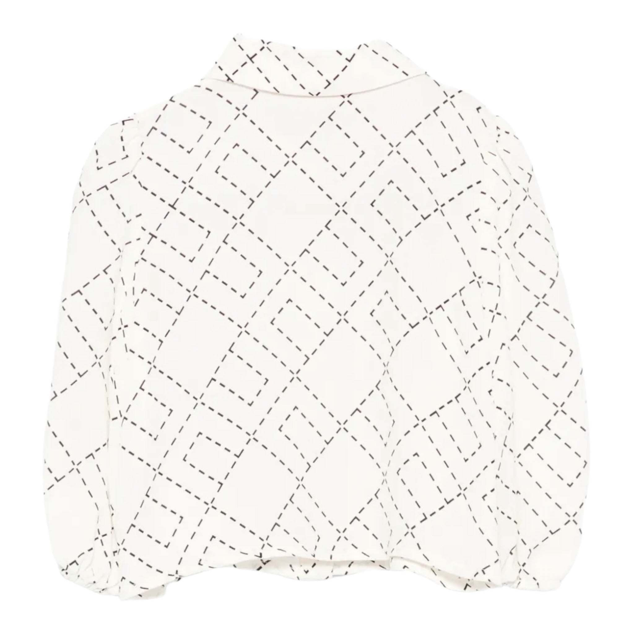 Elisabetta Franchi Camicia tinta unita con Stampa Panna per Neonata EGCA048 PANNA ELISABETTA FRANCHI 