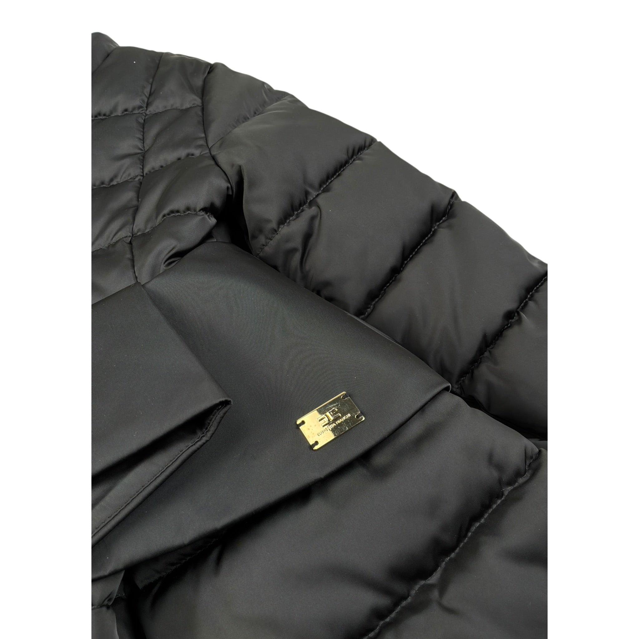Elisabetta Franchi Giubbino tinta unita Nero per Bambina EGGB036J NERO ELISABETTA FRANCHI 
