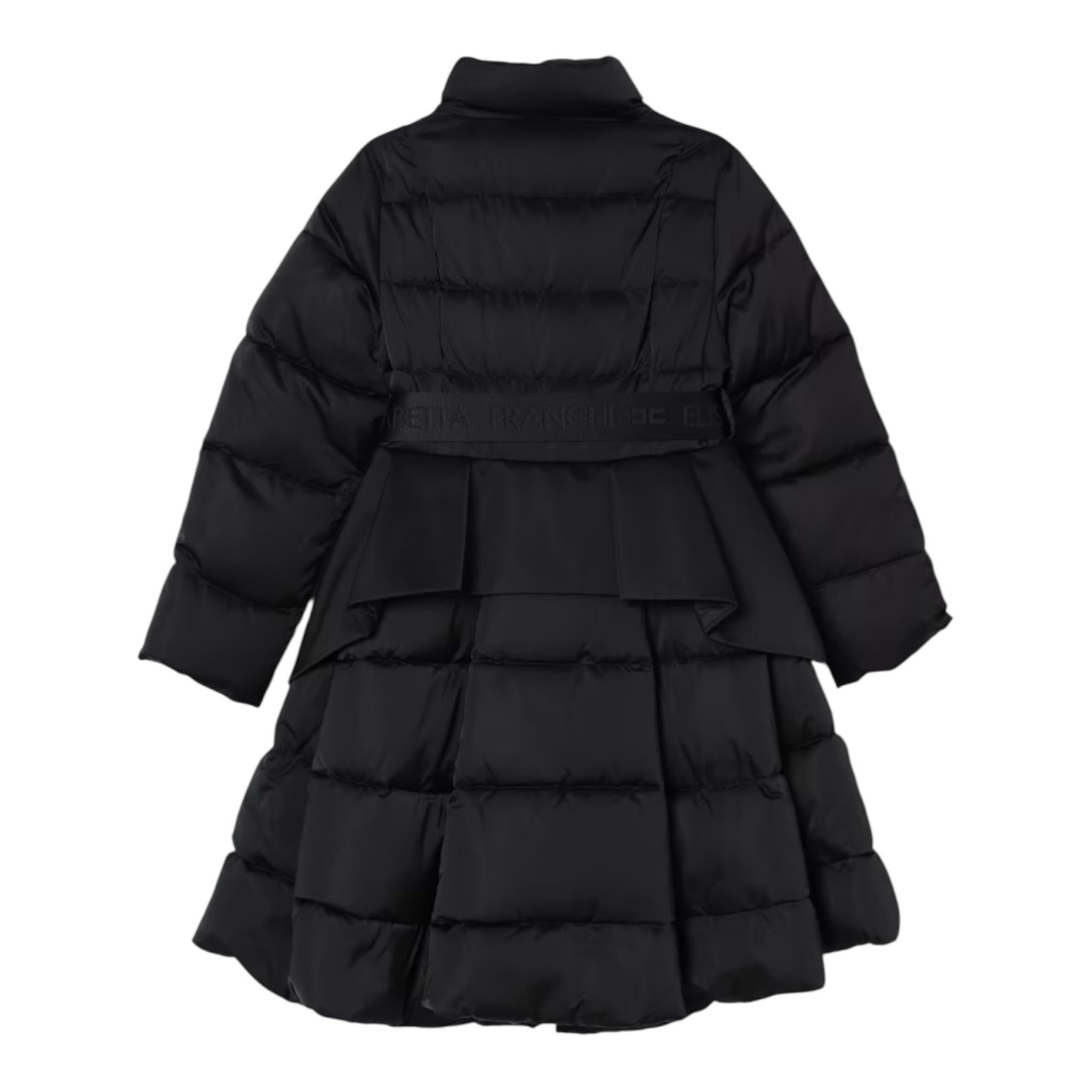 Elisabetta Franchi Giubbino tinta unita Nero per Neonata EGGB036X NERO ELISABETTA FRANCHI 