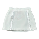Elisabetta Franchi Gonna tinta unita con Fiocchi Bianco per Bambina EGGO048J BIANCO ELISABETTA FRANCHI 