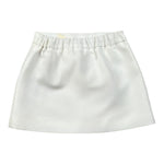 Elisabetta Franchi Gonna tinta unita con Fiocchi Bianco per Bambina EGGO048J BIANCO ELISABETTA FRANCHI 
