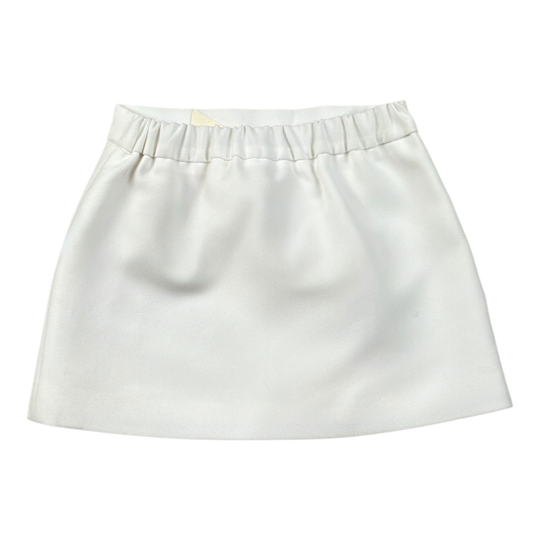 Elisabetta Franchi Gonna tinta unita con Fiocchi Bianco per Bambina EGGO048J BIANCO ELISABETTA FRANCHI 