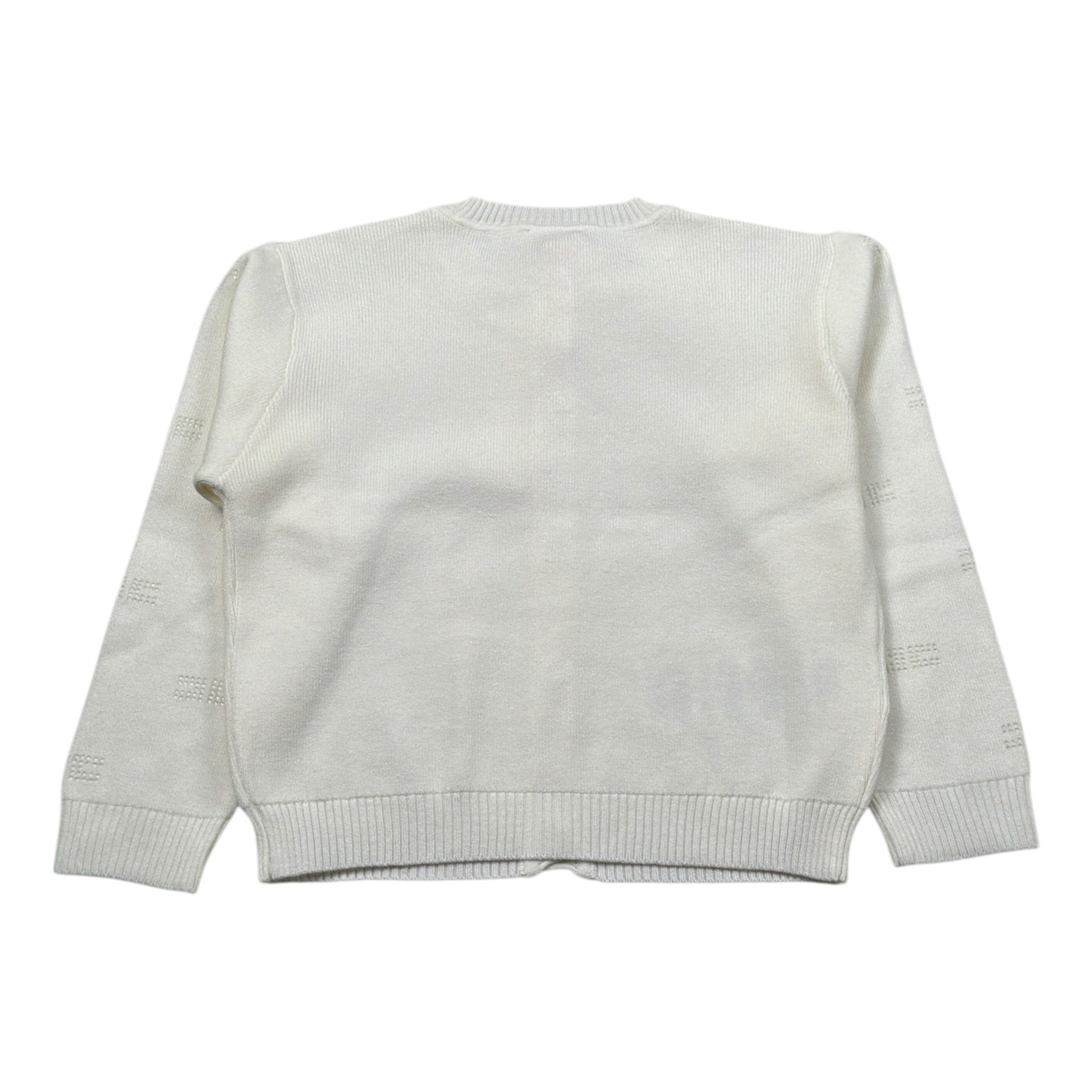 Elisabetta Franchi Cardigan tinta unita con Brillantini Panna per Neonata EGMA041 PANNA ELISABETTA FRANCHI 