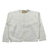 Elisabetta Franchi Cardigan tinta unita con Brillantini Panna per Neonata EGMA041 PANNA ELISABETTA FRANCHI 