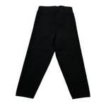 Elisabetta Franchi Leggins In Maglia tinta unita con Brillantini Nero per Bambina EGPA085J NERO ELISABETTA FRANCHI 