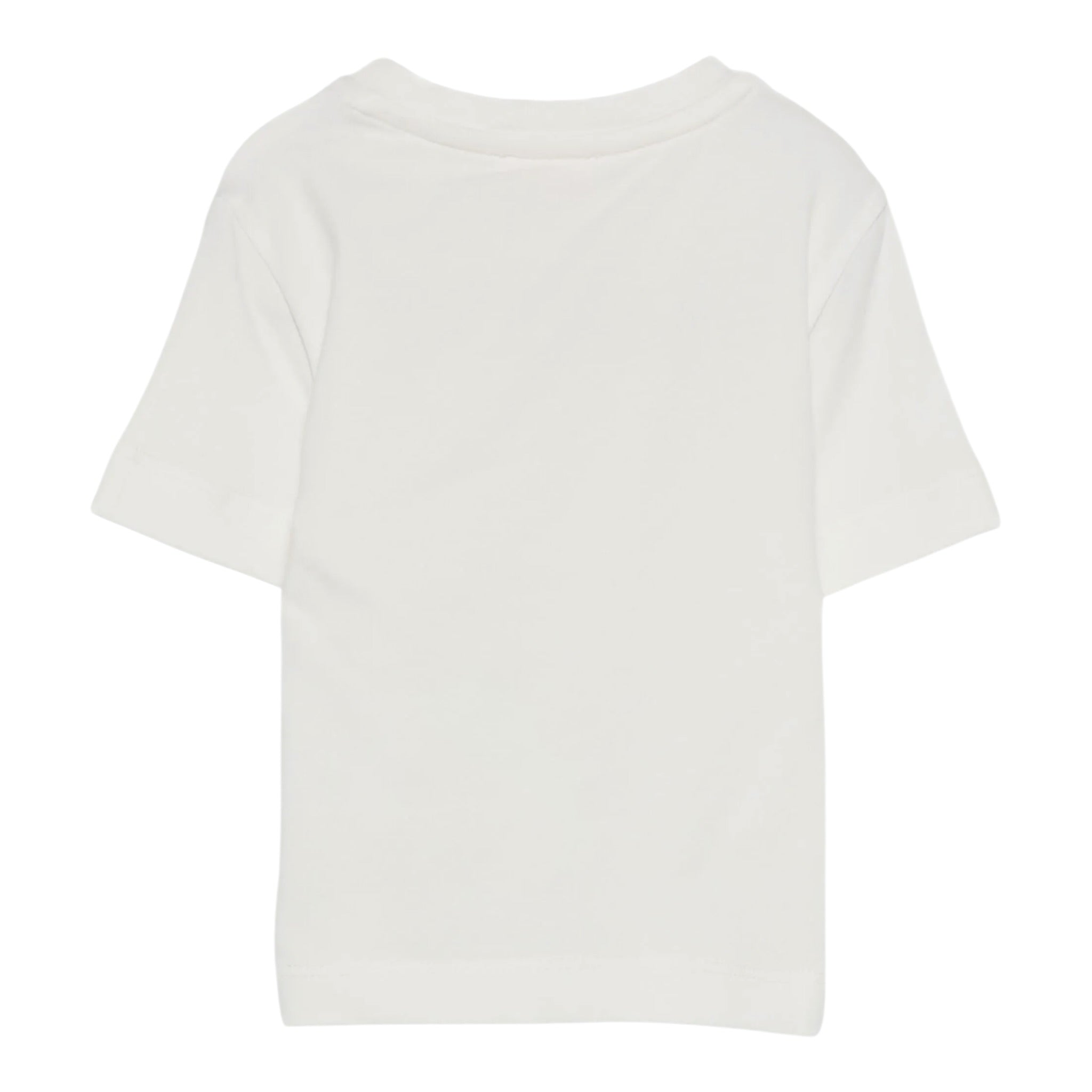 Elisabetta Franchi T-Shirt tinta unita Girocollo con Stampa Bianco per Neonata EGTS099X BIANCO ELISABETTA FRANCHI 