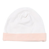 Elisabetta Franchi Cappello tinta unita con Logo Bianco per Neonata ENCP052 BIANCO ELISABETTA FRANCHI 