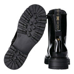 Elisabetta Franchi Stivali Tinta Uniita con Applicazioni Nero per Bambina F4A5E0414X NERO ELISABETTA FRANCHI 