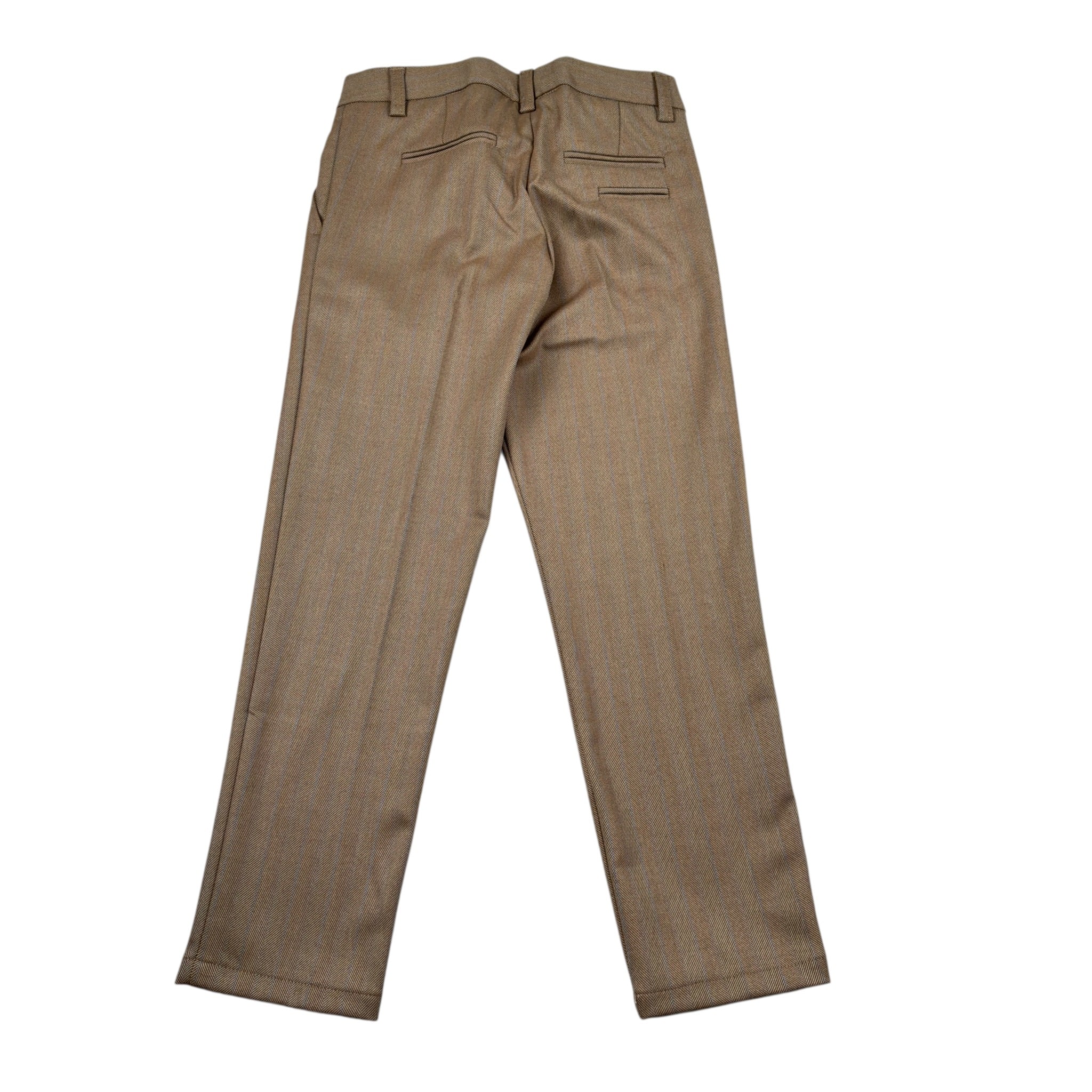 Emanuel Pris Pantalone tinta unita con Girovita Regolabile Marrone per Bambino EPT6251B MARRONE EMANUEL PRIS 