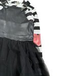 Emc Completo 2Pz Shirt-Salopette Ecopelle Bicolore Bianco/Nero per Bambina AA4813 BIANCO/NERO EMC 