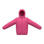 Emc Giubbino tinta unita con Zip E Cappuccio Fuxia per Bambina AV1156 FUXIA EMC 
