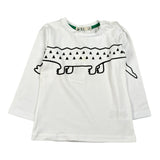 Emc Shirt Girocollo tinta unita con Stampa Bianco per Neonato BX2036 BIANCO EMC 