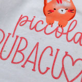 Emc Shirt tinta unita con Stampa Bianco per Neonata BX2320 BIANCO EMC 