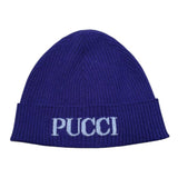 Emilio Pucci Cappello tinta unita con Logo Viola per Bambina PX0A27 VIOLA EMILIO PUCCI 