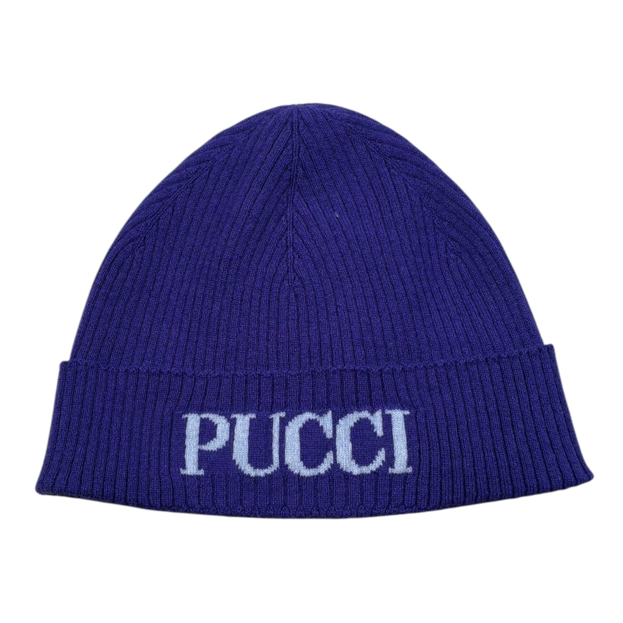 Emilio Pucci Cappello tinta unita con Logo Viola per Bambina PX0A27 VIOLA EMILIO PUCCI 