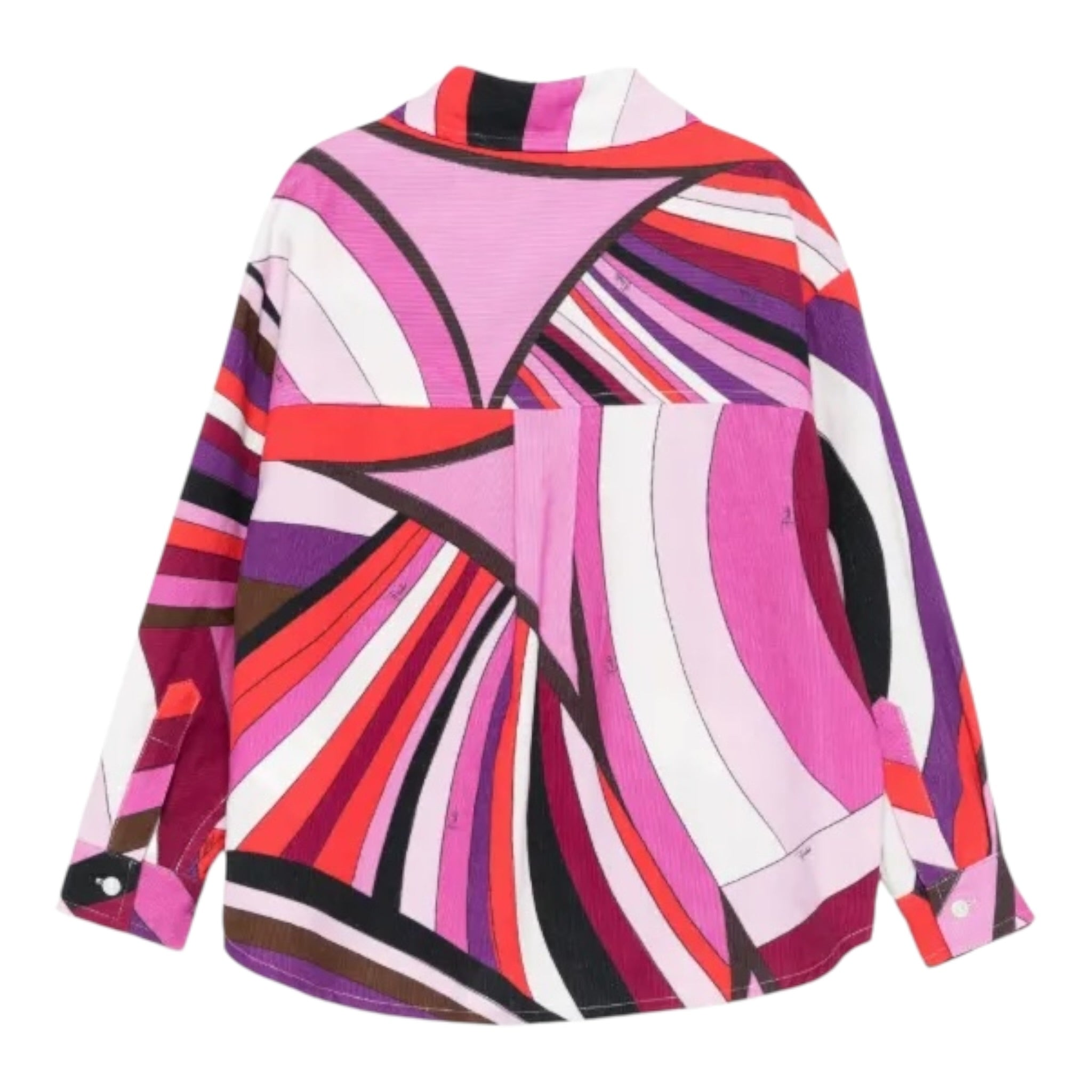 Emilio Pucci Camicia con Fantasia E Taschini Multicolor per Bambina PX5A50V0164 MULTICOLOR EMILIO PUCCI 