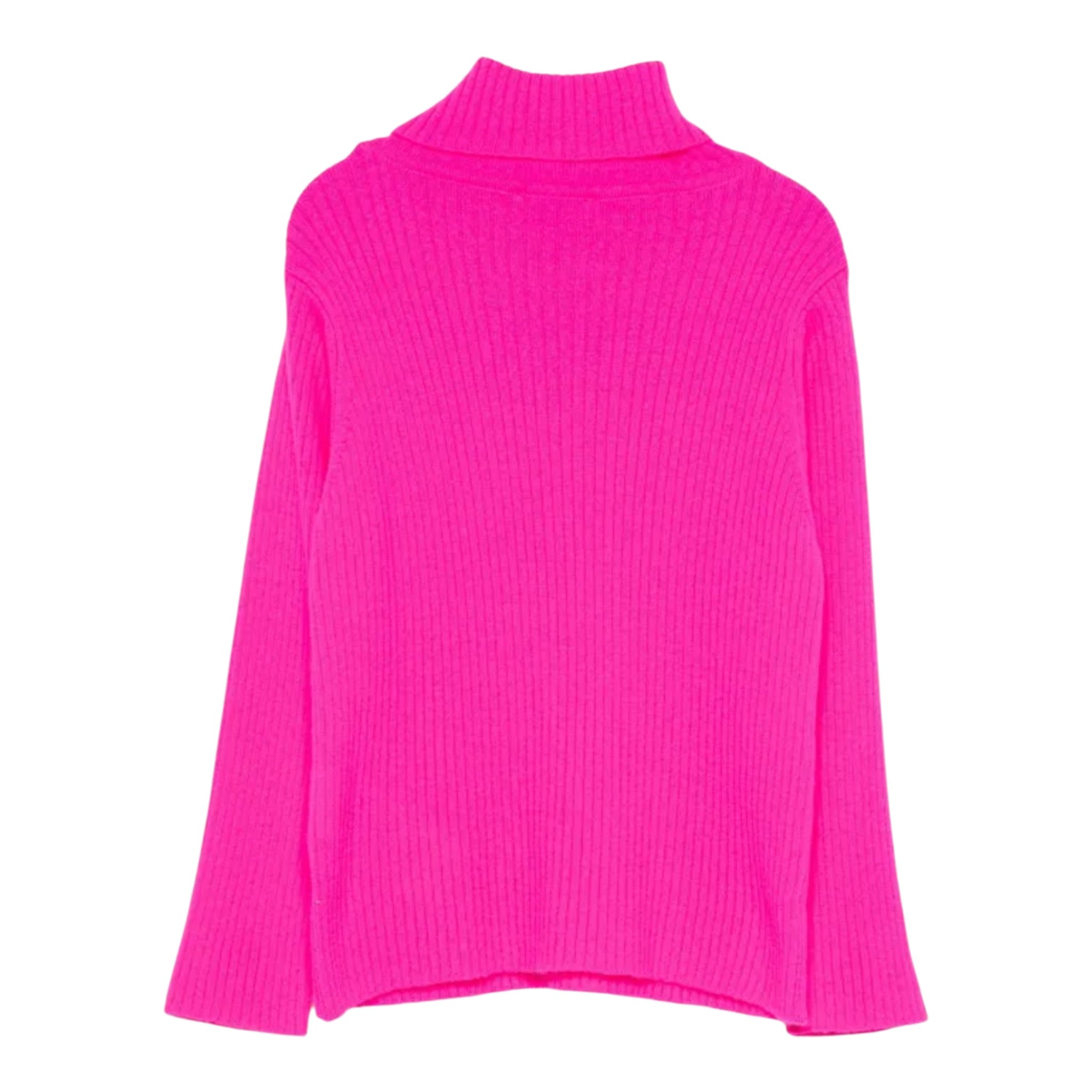 Emilio Pucci Maglia tinta unita Collo Alto con Stampa Fuxia per Bambina PX9A70Z2362 FUXIA EMILIO PUCCI 