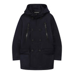 Emporio Armani Giubbino tinta unita con Cappuccio Blu per Bambino 3G4BA6 BLU EMPORIO ARMANI 