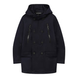 Emporio Armani Giubbino tinta unita con Cappuccio Blu per Bambino 3G4BA6 BLU EMPORIO ARMANI 