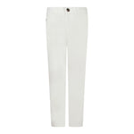 Emporio Armani Pantalone tinta unita con Logo Bianco per Bambino 3R4J75 BIANCO EMPORIO ARMANI 