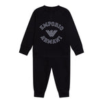 Emporio Armani Completo Tuta 2Pz Felpa-Pantalone Blu per Bambino 6D4VJ3 BLU EMPORIO ARMANI 