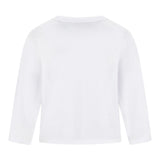 Emporio Armani Shirt Girocollo tinta unita con Logo Bianco per Bambino 7B000021 BIANCO EMPORIO ARMANI 