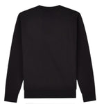 Emporio Armani Felpa Chiusa Girocollo tinta unita con Stampa Nero per Bambino 7B000025 NERO EMPORIO ARMANI 