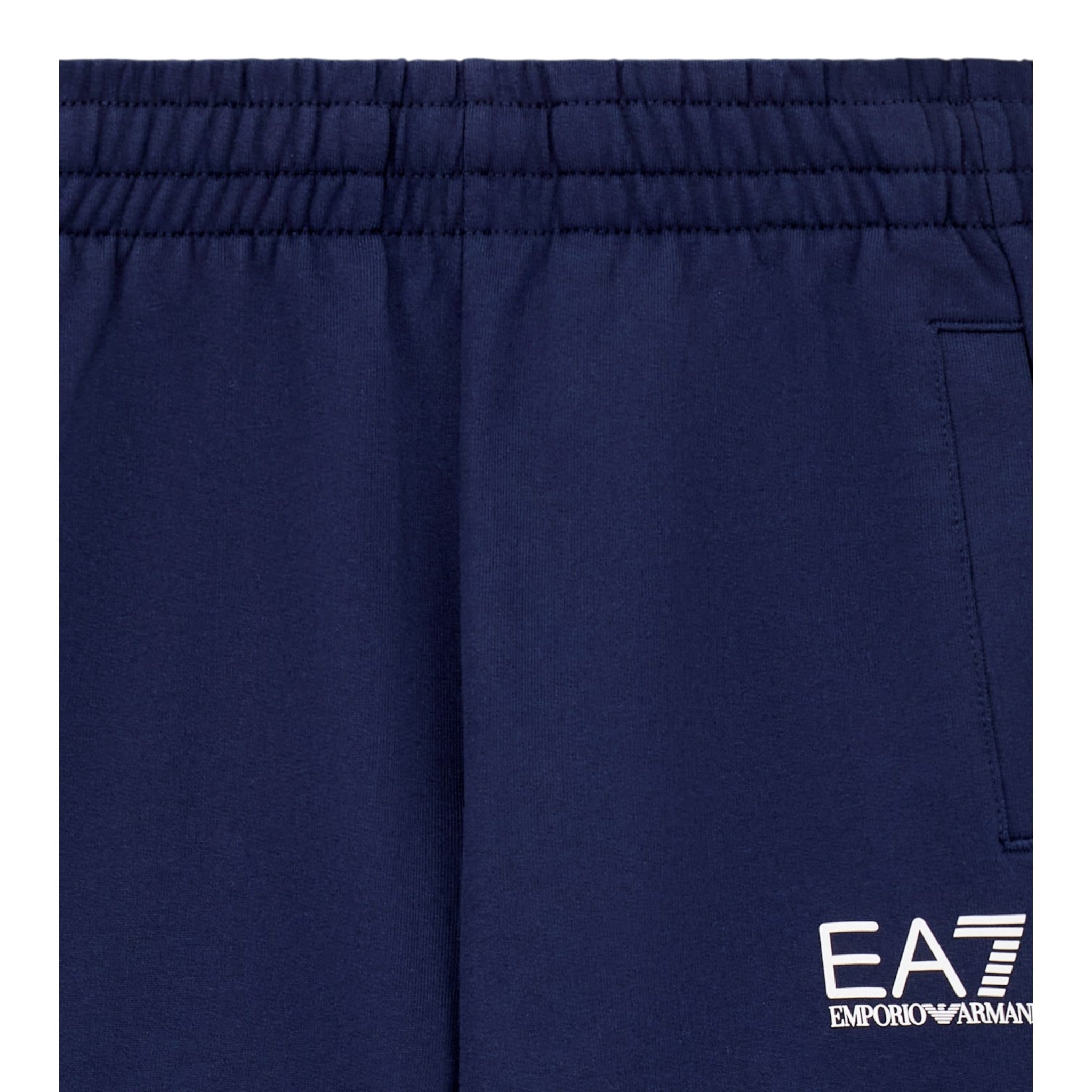 Emporio Armani Pantalone Tuta tinta unita con Logo Blu per Bambino 7B000027 BLU EMPORIO ARMANI 