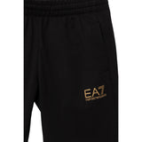 Emporio Armani Pantalone Tuta tinta unita con Logo Nero per Bambino 7B000027X NERO EMPORIO ARMANI 