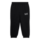 Emporio Armani Completo 2Pz Felpa-Pantalone tinta unita Nero/Bianco per Bambino 7B000164 NERO/BIANCO EMPORIO ARMANI 