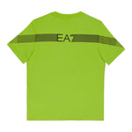 Emporio Armani T-Shirt Girocollo tinta unita con Stampa Verde per Bambino 7B000183 VERDE EMPORIO ARMANI 