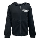 Emporio Armani Felpa con Zip E Cappuccio tinta unita Blu per Bambino 7B000185 BLU EMPORIO ARMANI 