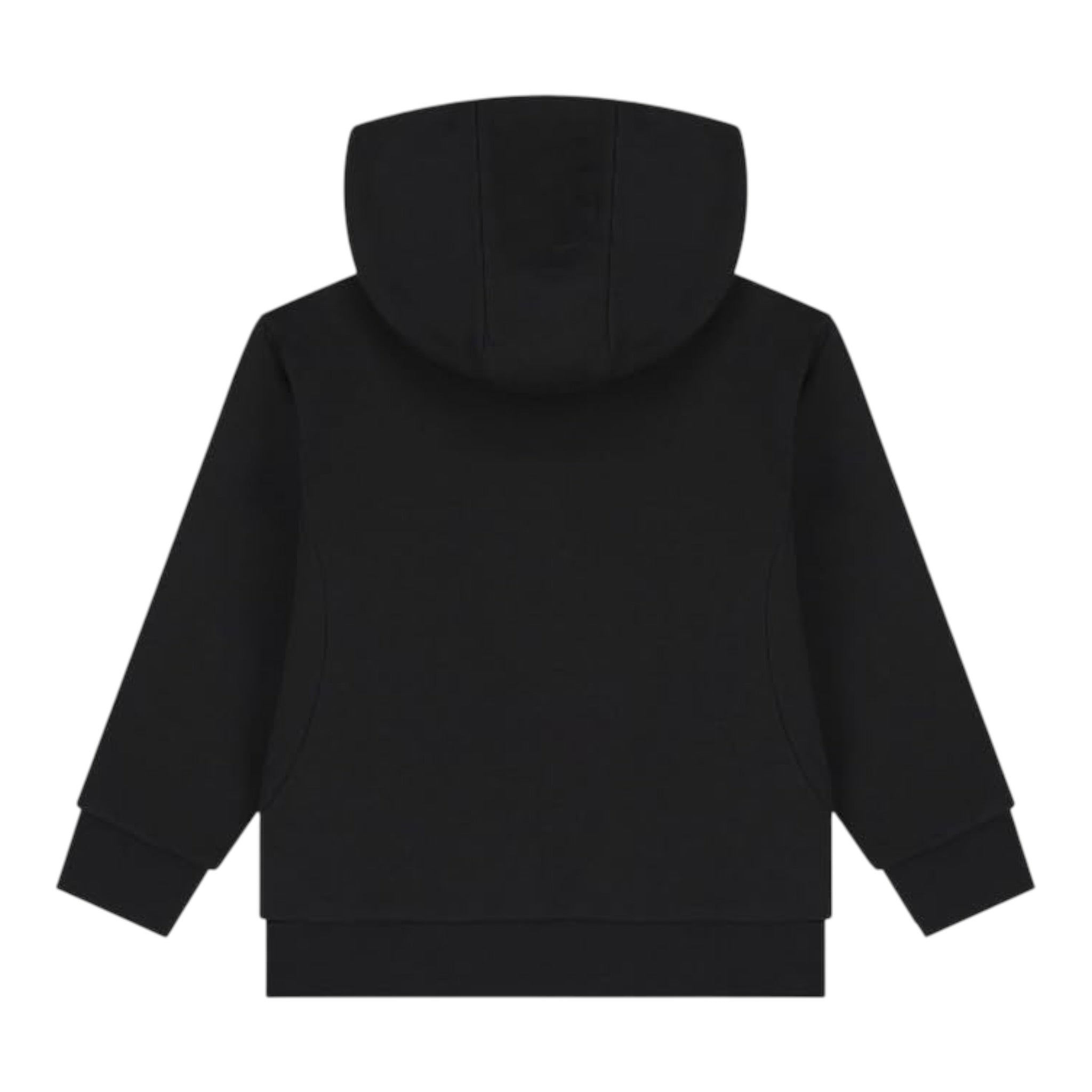 Emporio Armani Felpa tinta unita con Zip E Cappuccio Nero per Bambino 7B000193 NERO EMPORIO ARMANI 